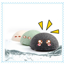 Konjac Flour Material Cosmetics Konjac Sponge with Box Package